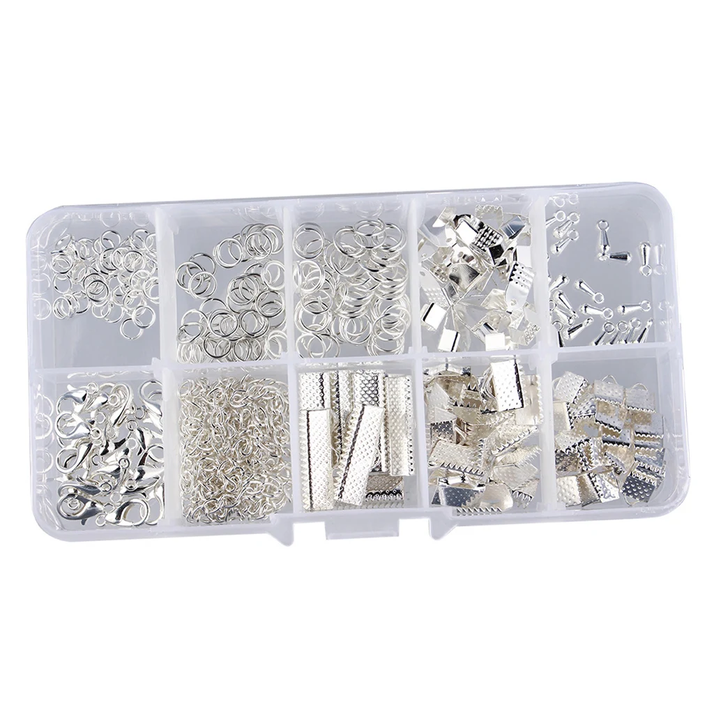 Jewelry Making Starter Kit Set Earring Bracelet Necklace Craft Findings Box