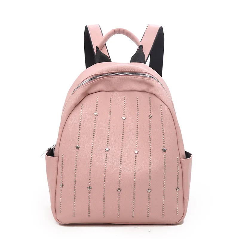 

New Designer Fashion Women Backpack Stars Soft Multi-Function Small Backpack new Pure waterproof high quality school bag Mar 10