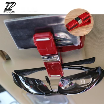 

ZD For VW Passat B5 B6 Polo Golf 4 5 Chevrolet Cruze Lada Granta RAM Car Glasses ABS Sunvisor Card Clip Holder Decoration Case