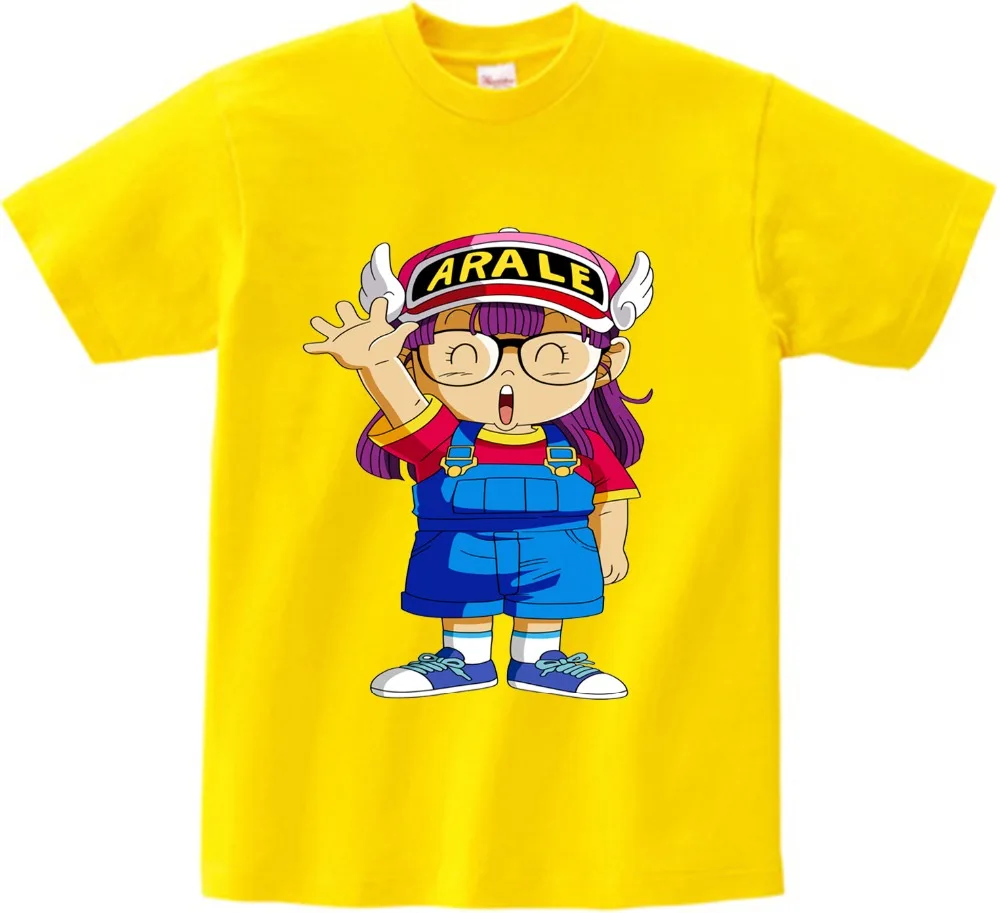 Новинка 2018arale/детская футболка для девочек, детская футболка с героями мультфильмов, летние топы для маленьких девочек, милые футболки