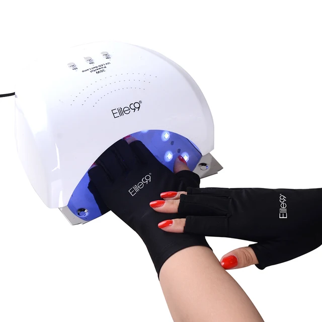 Elite99 Anti UV Handschuhe UV Schild Handschuh Finger Maniküre Nail art Werkzeuge LED UV Lampe Nagel Trockner Strahlung Schutz 1 paar