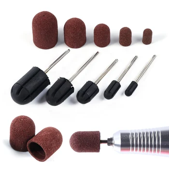 

1Set Nail Drill Bits Cutters Sanding Caps Grinder Nail Apparatus For Manicure Pedicure Electric Polishing Accessories Tool JI911