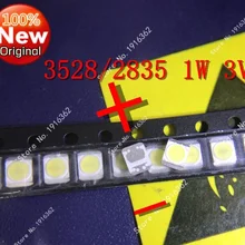 200 шт./лот для LG SMD светодиодный 3528 2835 1 Вт 3 в холодный белый для ТВ/ЖК-подсветка