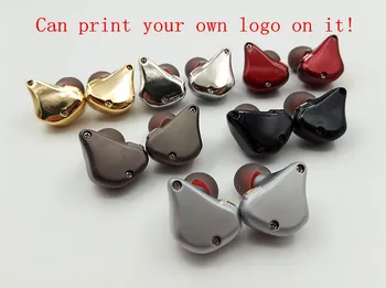 

DIY earphone head pluggable 10mm driver without cable (can print your logo on it)