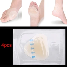 4 шт 42x45 мм уход за кожей ног гидроколлоидный пластырь блистер пятки протектор патчи