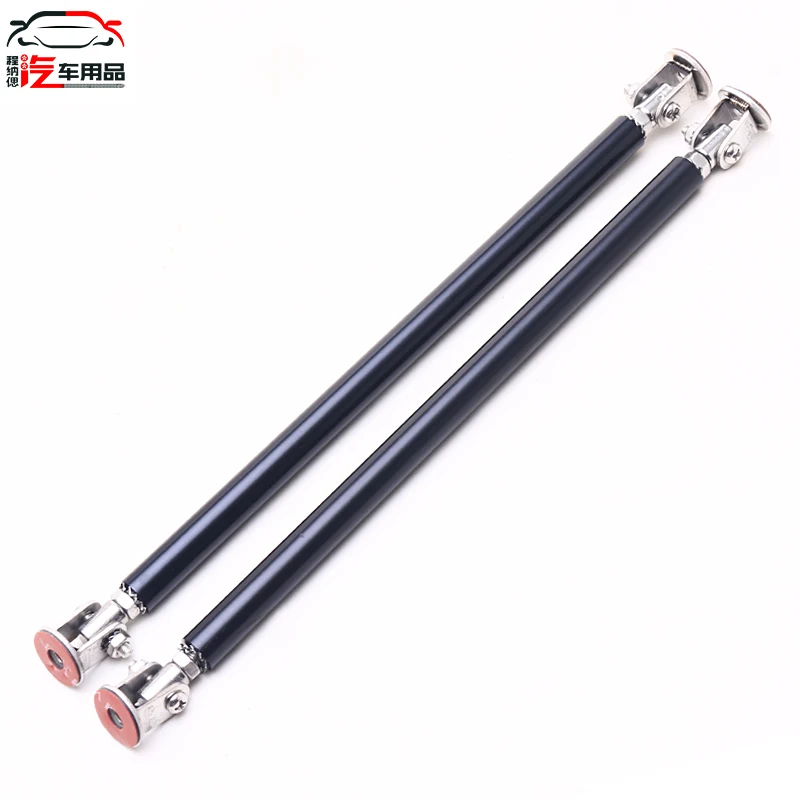 

2PCS Universal Adjustable Racing Front Bumper Lip Splitter Rod Strut Tie Bar Support Kit for Audi A4 B6 A3 A6 C5 Q7 A1 A5 A7 A8