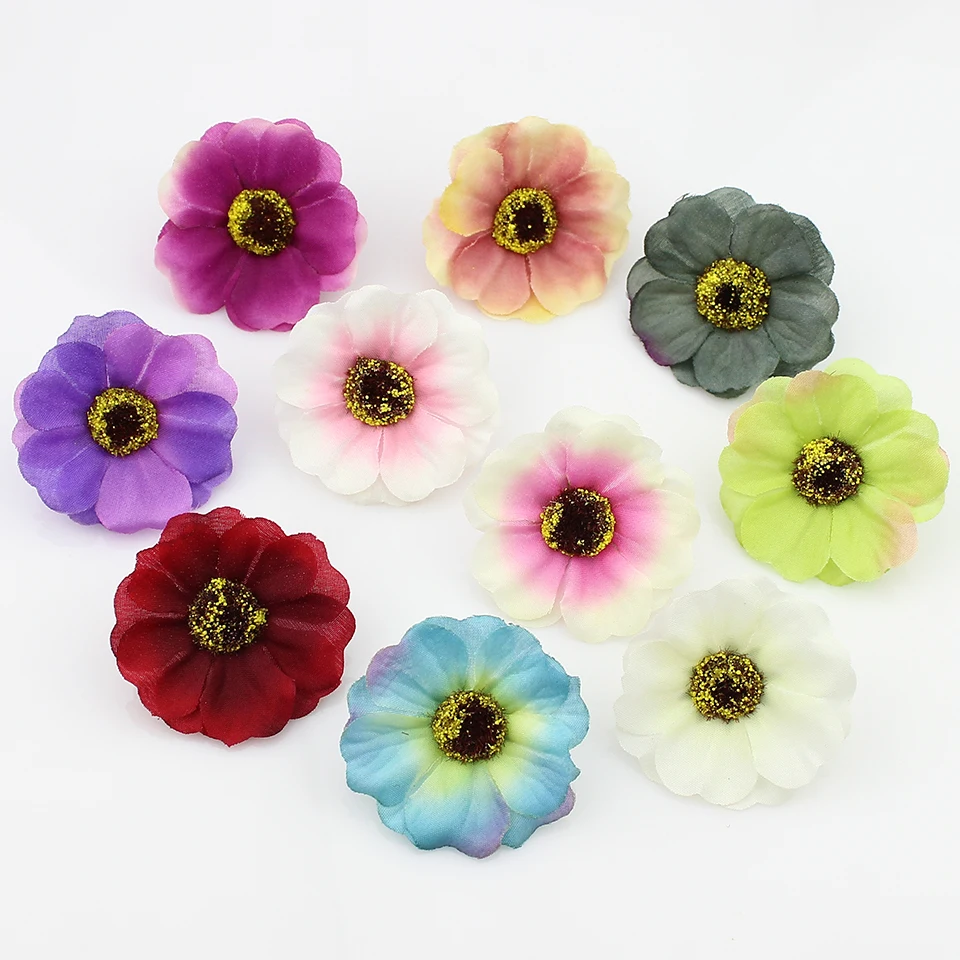 Buy 5cm 20pcs silk Artificial Cherry blossoms Flower heads, Fake Flowers for