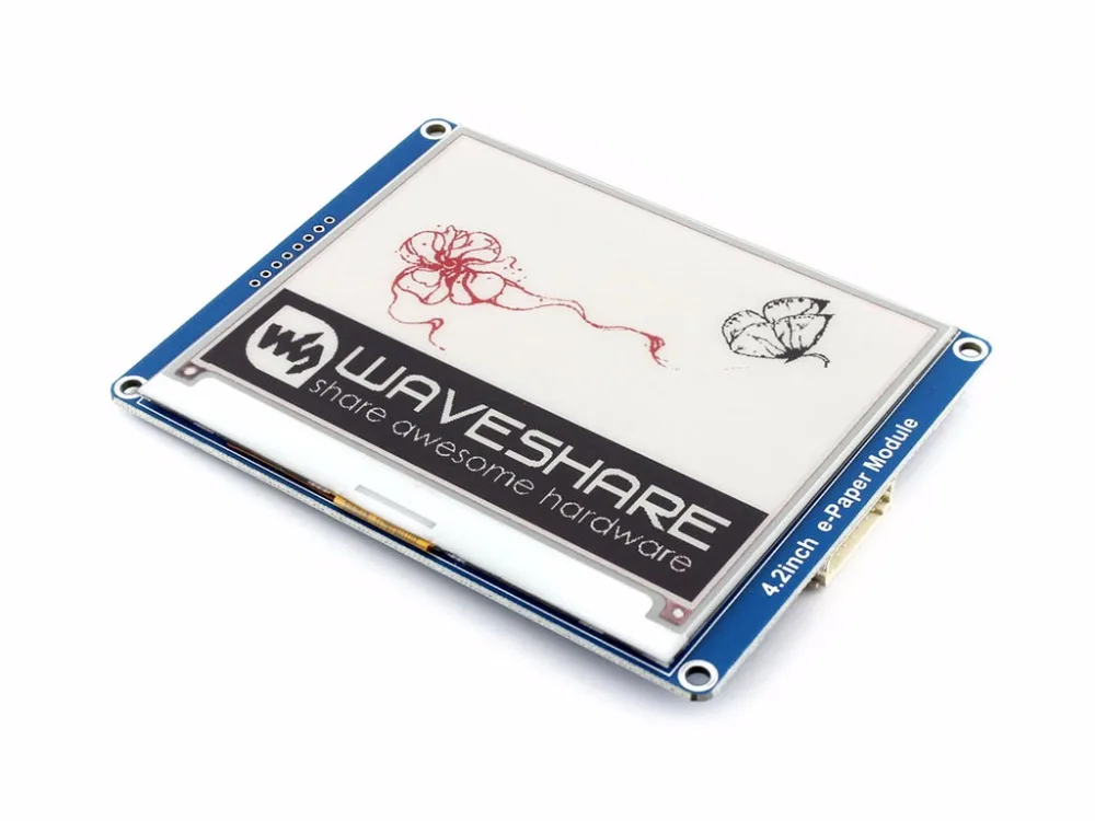 Waveshare 4 2 ''E Ink модуль дисплея 400*300. Электронная бумага дюйма три цвета: красный
