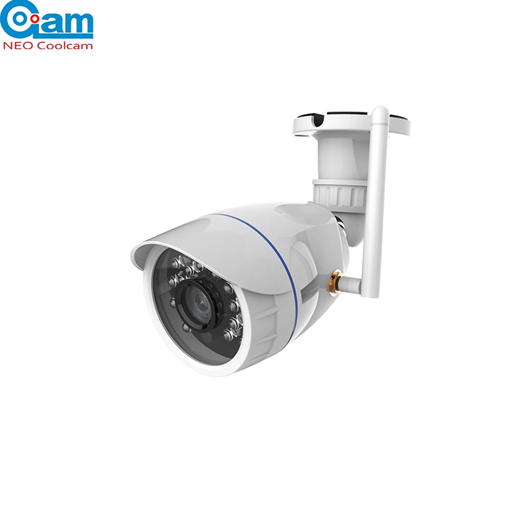 

NEO COOLCAM Outdoor Waterproof HD 720P WiFi IP Camera WirelessNetwork Night Vision CCTV Camera Work with Alexa Echo Show