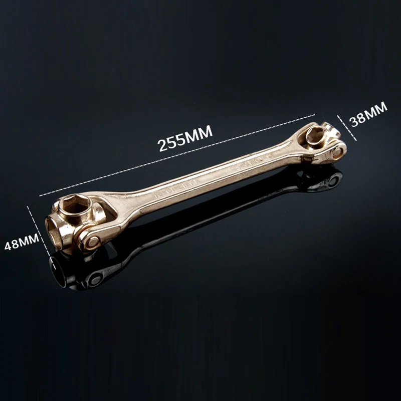 

Household Wrench 12-19/8-21mm 8 IN 1 Socket Wrench Spanner Key Multi Tool Hand Tools Herramientas Ferramentas PAK55