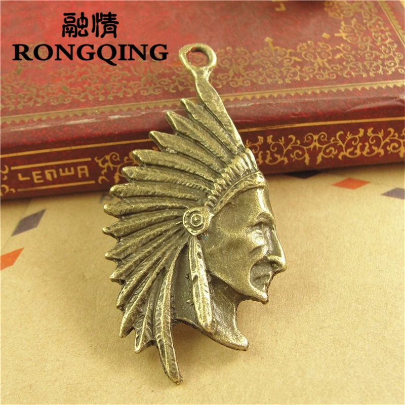 RONGQING abalorios de los indios de 27x56MM, 20 unids/lote, accesorios