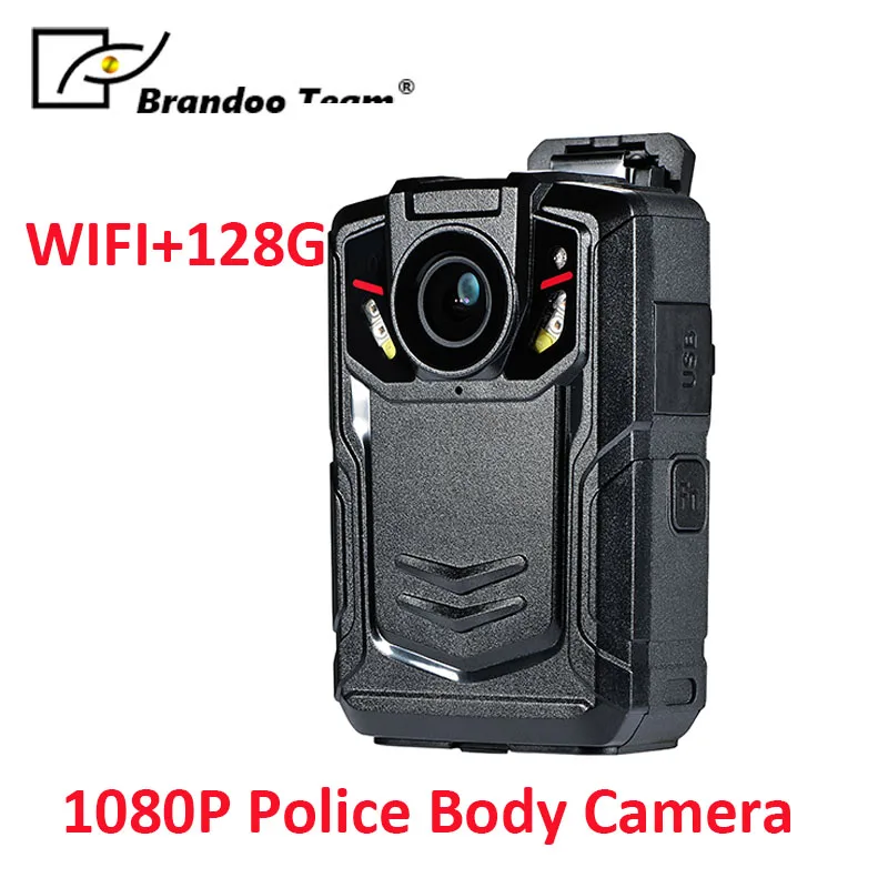 

Police Body Worn Camera 128G+WIFI HD 1080P 2.0"LCD Night Vision wearable camera mini portable DVR