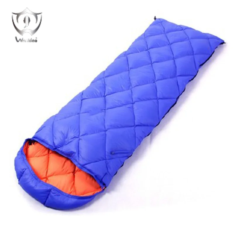 

Outdoor Envelope Type Ultralight Down Sleeping Bag 2 To Minus 20 Degree Centigrade Air Lounger Sac De Couchage 600g ZF7-1301a