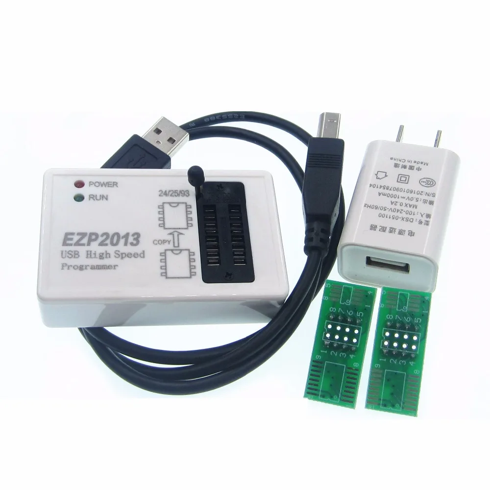 1 комплект EZP2013 Последним (EZP20 10 Обновление) Высокоскоростной USB адаптер программиста Поддержка 24/25/26/93 EEPROM поддержка W7 W8