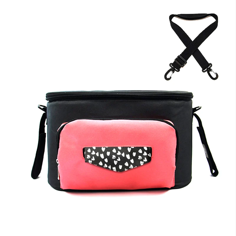 

Baby Detachable Handbag Multifunctional With Large Capacity Diaper Bag Carriage Storage Bag for Pram Cart Stroller Hanging Bag