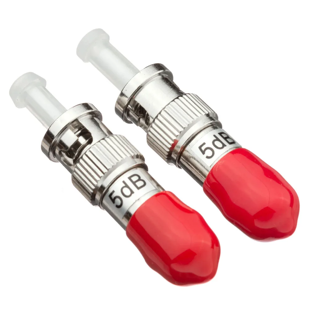 

10pcs ST UPC fiber attenuator female to male plug type 1 3 5 7 10 15 20 25 30db FTTH Fiber Optical Attenuator