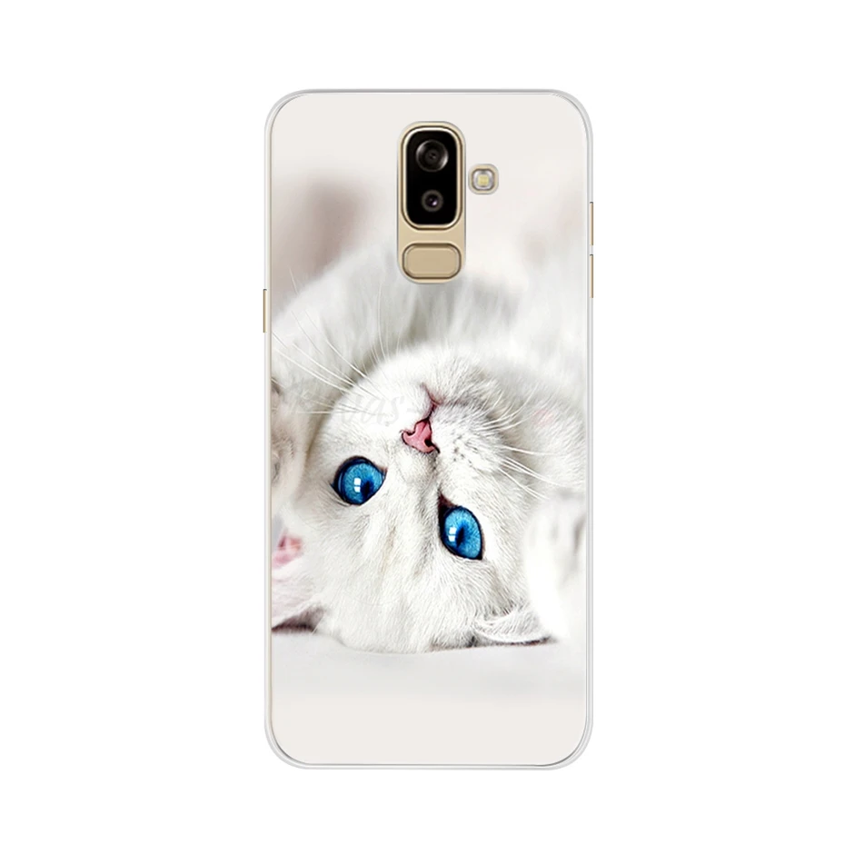 Чехол для Samsung Galaxy J8 2018 чехол j810 j810f sm 3D силиконовая задняя крышка из тпу чехлы