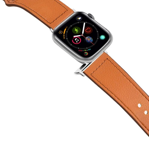 Ремешок из натуральной кожи для apple watch 4 band correa apple watch 42 мм 38 мм 44 мм 40 мм iwatch series 5 4 3 2 1 pulseira ремешок для часов - Цвет ремешка: 2