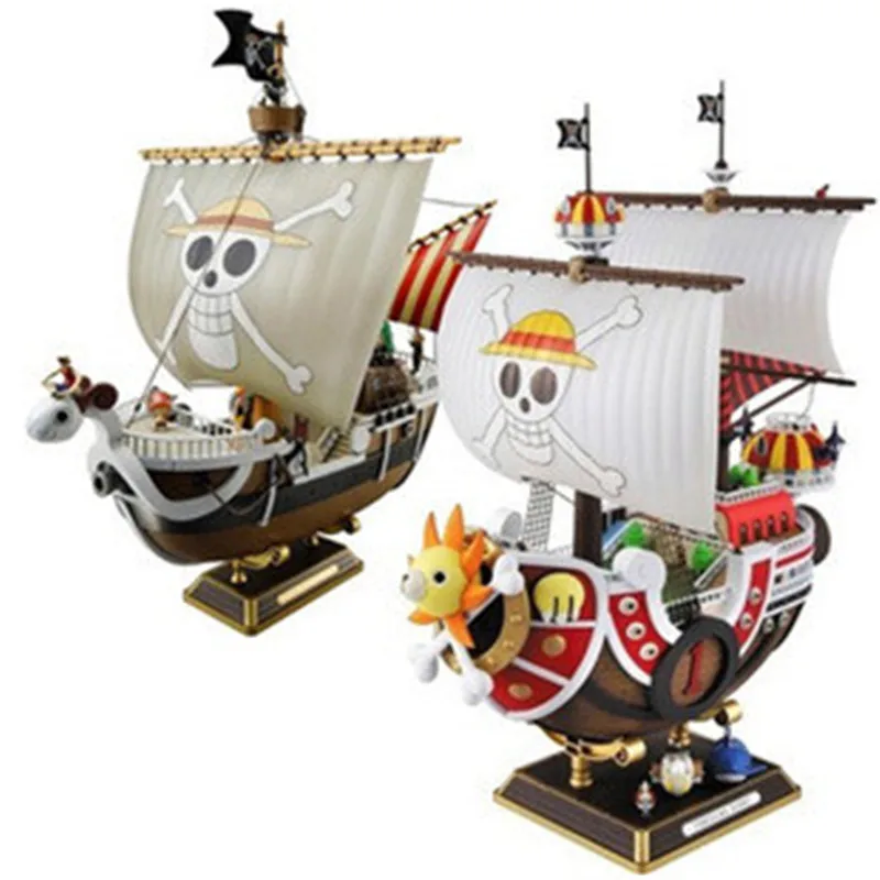 

28cm One Piece Simulation THOUSAND SUNNY Going Merry Assembly PVC Model Collection Toys for Kids D39