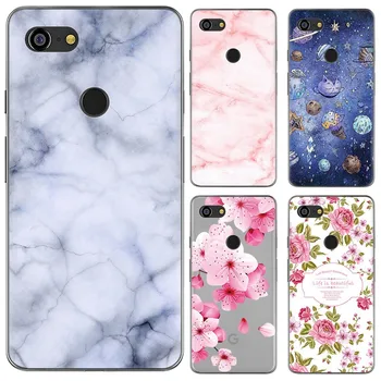

New TPU Painted Soft Phone Cover For Googel Pixel 3 Ultra Thin Silicone Anti-Slip Protective Case For Google Pixel 3 XL Shell