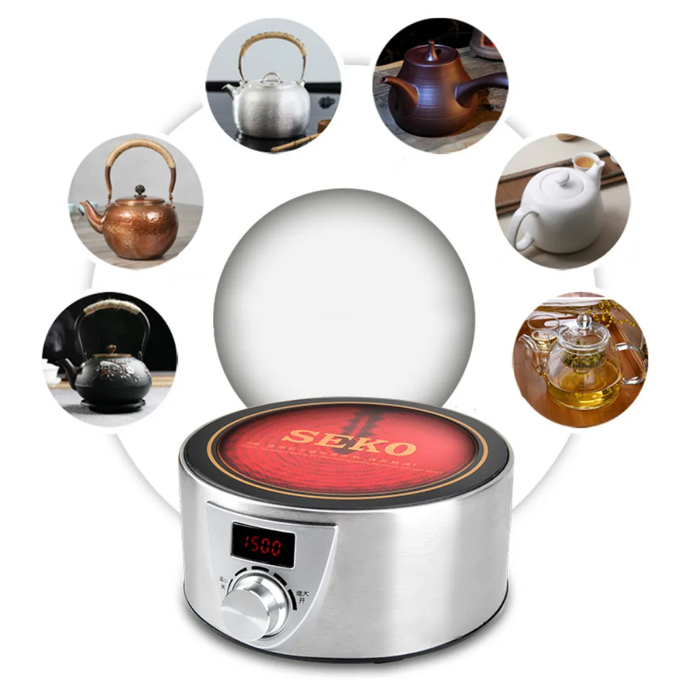 

Q9A 1500W High Power Electric ceramic heaters Electric tea stove Household kettle Tea maker