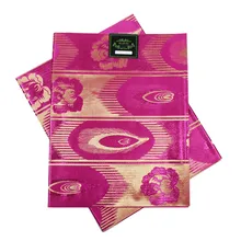 Нигерийская Кружевная повязка на голову в африканском стиле комплект из 2 шт./компл. высокое качество используется для вечерние розового цвета и цвета фуксии в SL-1541