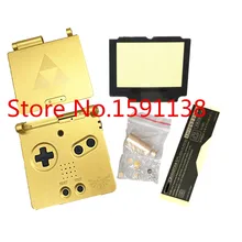 Новое поступление золотой цвет для мультяшного логотипа чехол для GameboyAdvance SP GBASP игровая консоль с кнопками Рождественский подарок