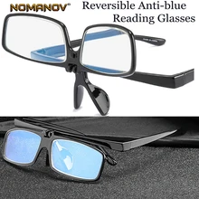 Rushed Gafas De Lectura Nomanov кожаный чехол из искусственной кожи(смотрите для ближнего и дальнего анти-blu Для мужчин Для женщин очки для чтения+ 1+ 1,5+ 2+ 2,5+ 3+ 3,5