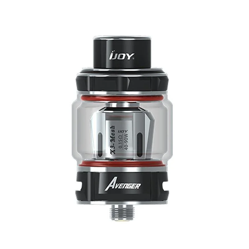

IJOY 3.2ml Avenger Subohm Tank with X3-C1S Coil 0.35ohm (40-80W) X3-Mesh Coil 0.15ohm (40-90W)