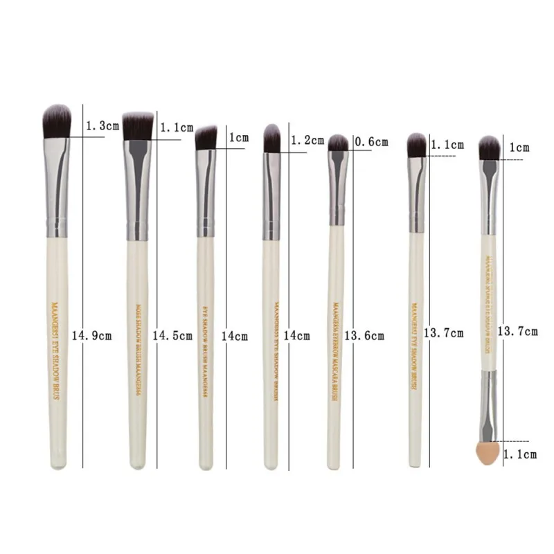 MAANGE 22 шт. профессия щетки установить пудра глаз тени губ Make up Brush инструменты Наборы косметический