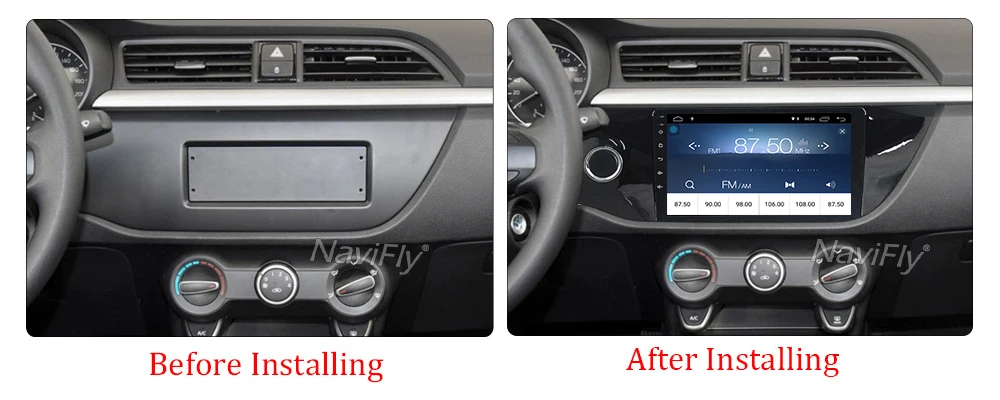 Flash Deal Navifly 9inch Android 8.1 Quad Core Car multimedia player for KIA RIO K2 2016 2017 KIA K2 Automotivo radio GPS Navigation FM RDS 4