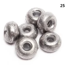 20 штук форма Абака 25g грузило для рыбалки свинцовые грузила для рыбалки