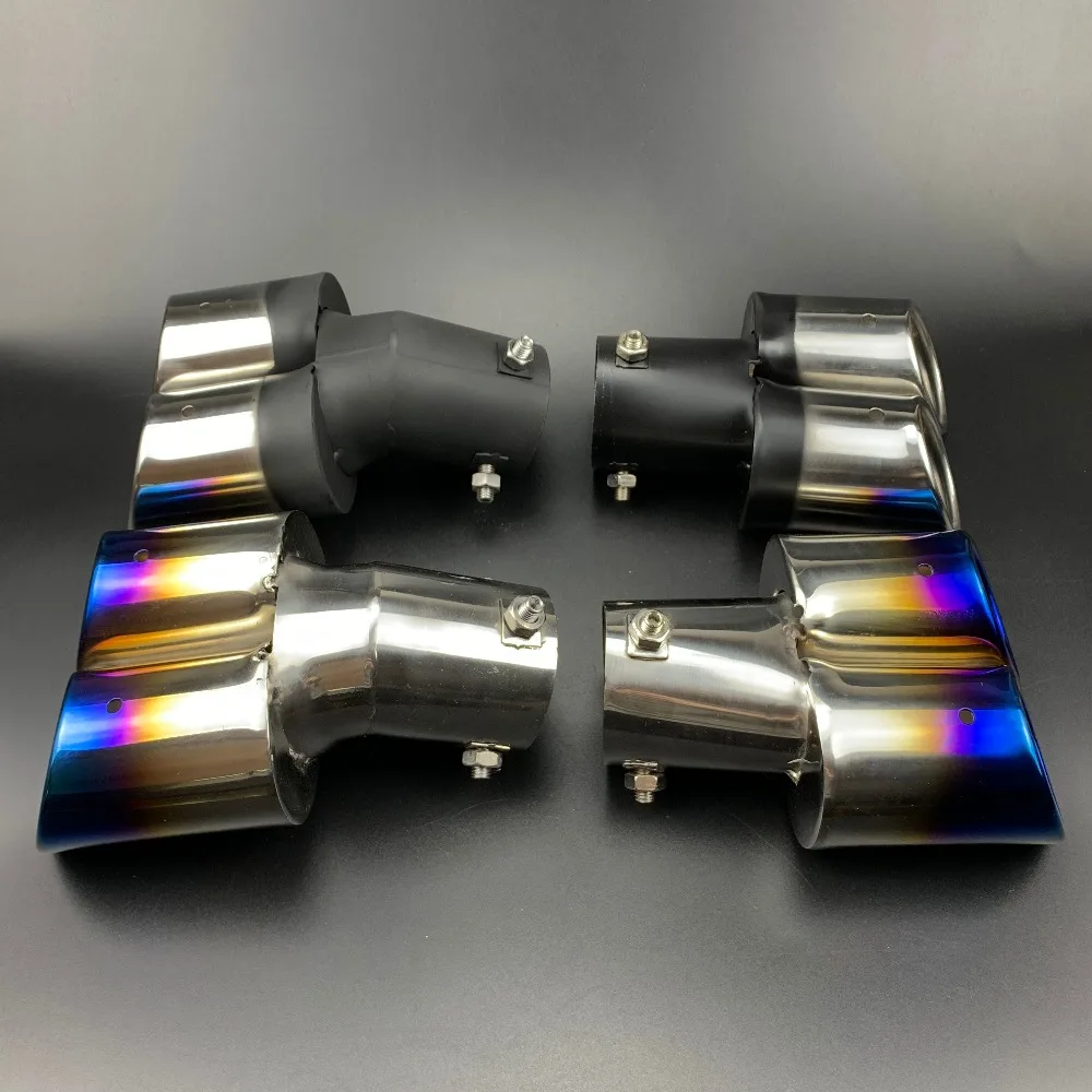 

Car styling Exhaust Pipe tube Case For Hyundai SantaFe Veracruz Mistra Tucson Veloster Rohens AZERA Avante IONIQ