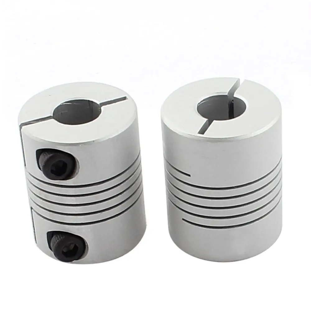 

UXCELL 2pcs Hot Sale 5mm to 8mm Motor Shaft Dual Way Coupler Helical Beam Coupling