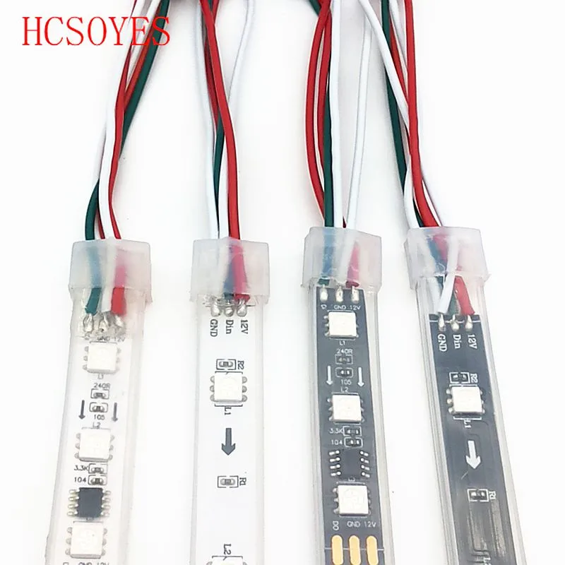 5m DC12V WS2811addressable светодиодные полосы светодиодные пиксели IP30/IP65/IP67 5050 SMD WS2811 ic 30/48/60 светодиодов/m rgb ленты светильник