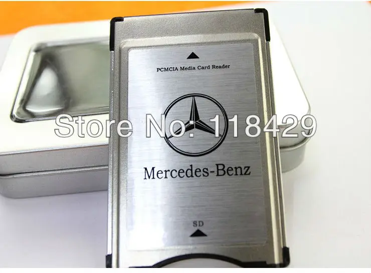 PCMCIA card reader SD to PCMCIA adapter for Mercedes Benz MP3 memory