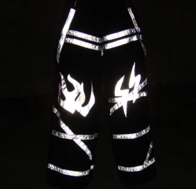 4 Colors Shuffle Dance Pants Raver Ore Techno Hardstyle DJ Melbourne Trousers For Women Men