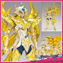 Короткая футболка с героями из японского аниме « Bandai Saint Seiya Cloth Myth, EX Soul золота Бог Лев Aiolia фигурку