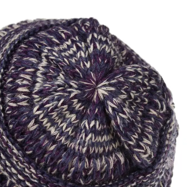 purple toddler winter hat