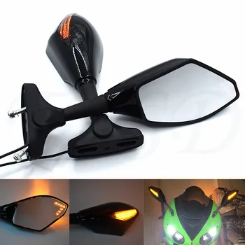 

Motorcycle LED turn signal indicator rear view mirror side view mirror Retroviseur Clignotants Moto For Ducati yamaha honda