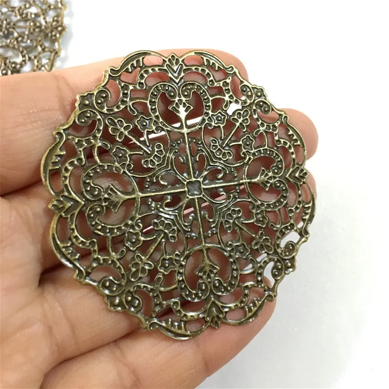 

Embellishments Findings Hollow Out Snowflake Pattern,Bronze Tone,5.6x5.6cm,5Pcs
