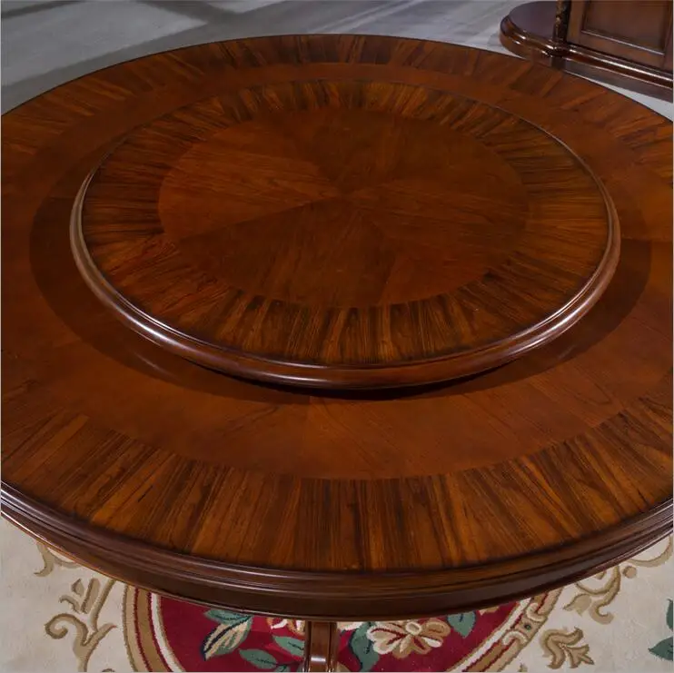 Style Italian Dining Table round Solid Wood Italy Style Luxury Dining Table set with 6 chairs p10279 Style Italian Dining Table round Solid Wood Italy Style Luxury Dining Table set with 6 chairs p10279