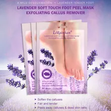 2 пары = 4 шт. Ноги Маска пилинг обновление маска удалить мертвые кутикулы кожи каблук Отшелушивающий носки Уход за ногами
