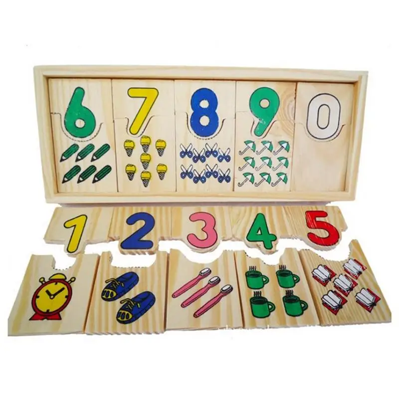 23*9*2cm Montessori Game Childhood Teaching Logarithmic Matching Calculation Digital Mathematical Learning Educational Toys