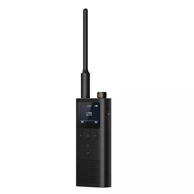 Черный Xiaomi Mijia Walkie Talkie 2 5 Вт УФ двухдиапазонный радио IP65 Водонепроницаемый 13 дней в режиме ожидания Interphone расположение поделиться - Цвет: Черный