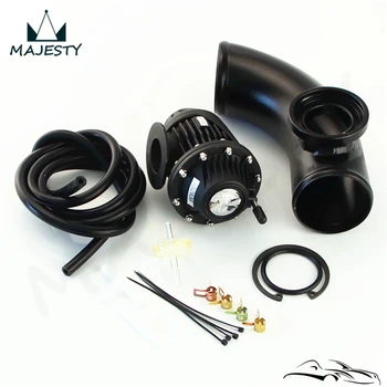 

2.5" 63mm 90 Degree Flange Pipe + Adjustable SSQV SQV Blow Off Valve BOV 4 Kit
