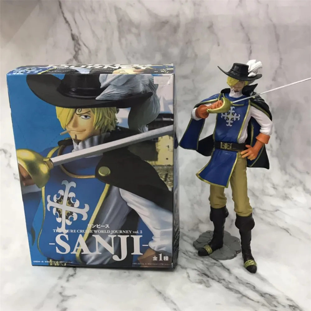 Anime One Piece Sanji Action Figure World Journey Treasure Cruise PVC Collectible Toy Model Hot Toys For Children Figma Doll PM