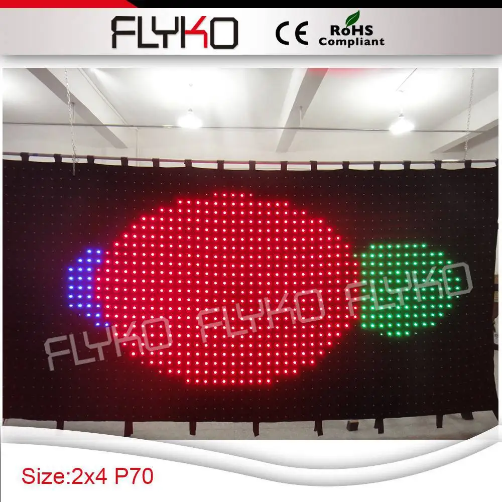 Alibaba express модная P7 полноцветная мягкая светодиодная видеозанавеска|led video curtain|video