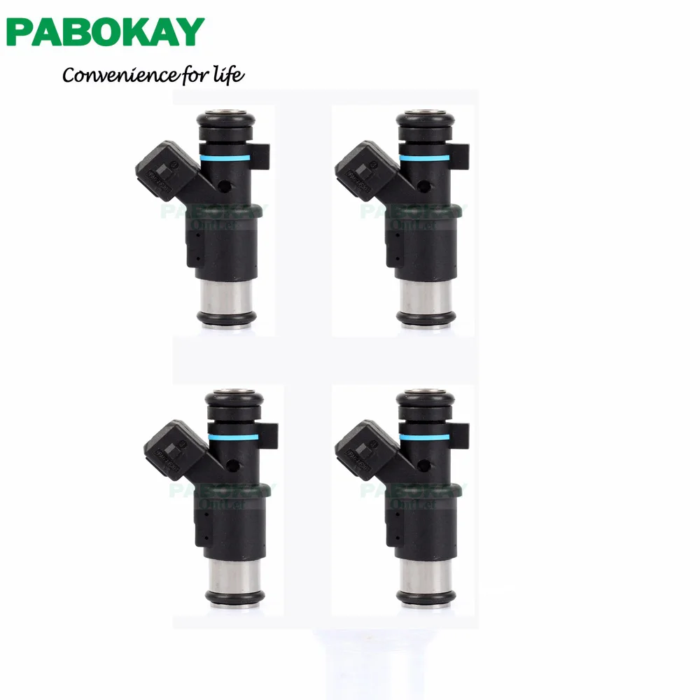 4 шт. х бензиновый топливный инжектор для Peugeot 206 306 307 1007 Partner 1 (i) 0280156357 75116357 01F002A 1984.E0