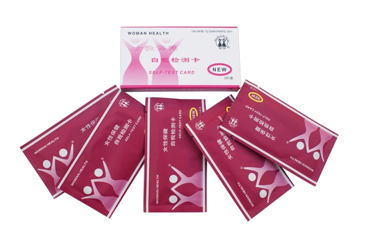 

Sister vaginitis gynecological inflammation preconception essential self test card test strips 25pcs/lot without box